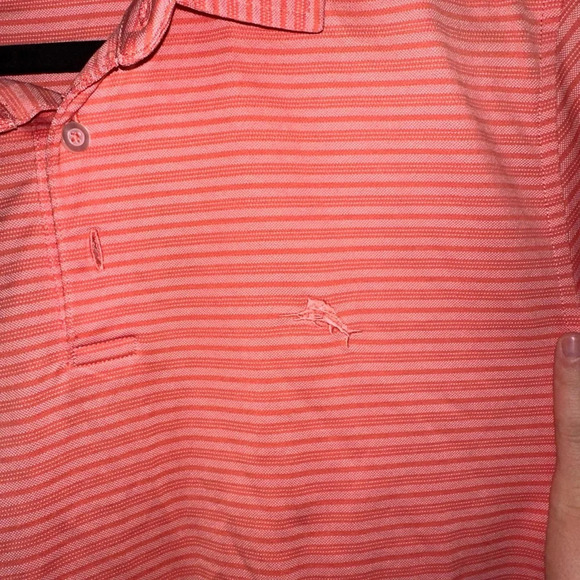 Tommy Bahama Men’s Polo - Large Red Pattern - Picture 4 of 7
